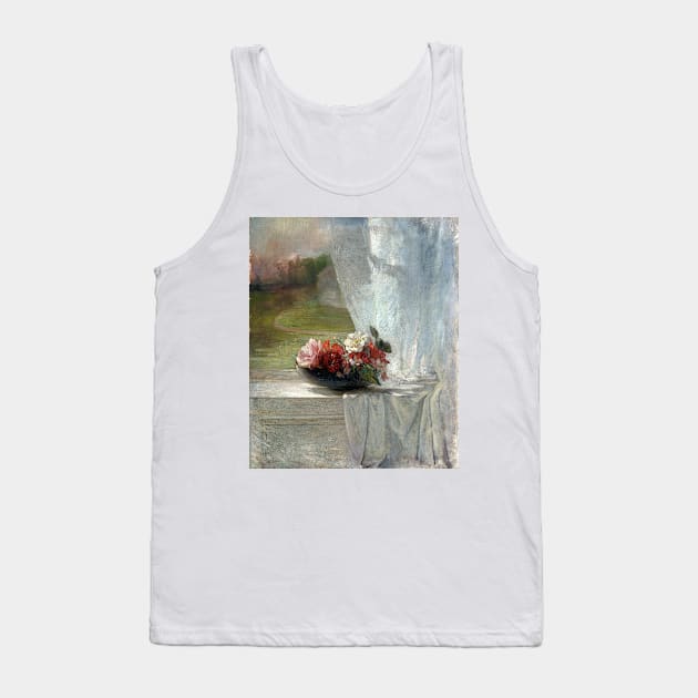 John La Farge Flowers on a Window Ledge Tank Top by pdpress